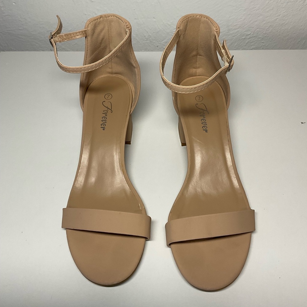Women's Tan Ankle Strap Sandals